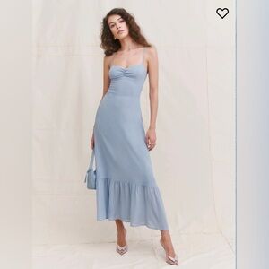 Reformation Emersyn Dress in Mineral
